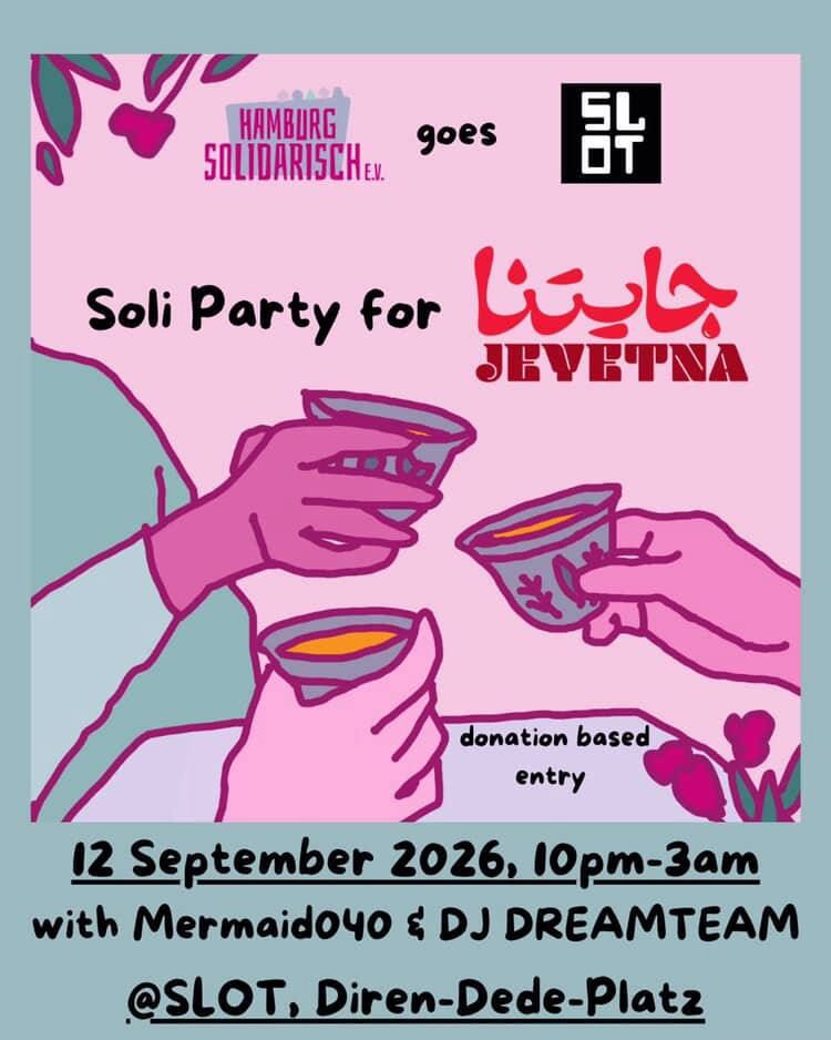 Hamburg Solidarisch e.V.  Soliparty // Fundraiser for Libanon menstrual justice collective jeyetna - 12.09.2026