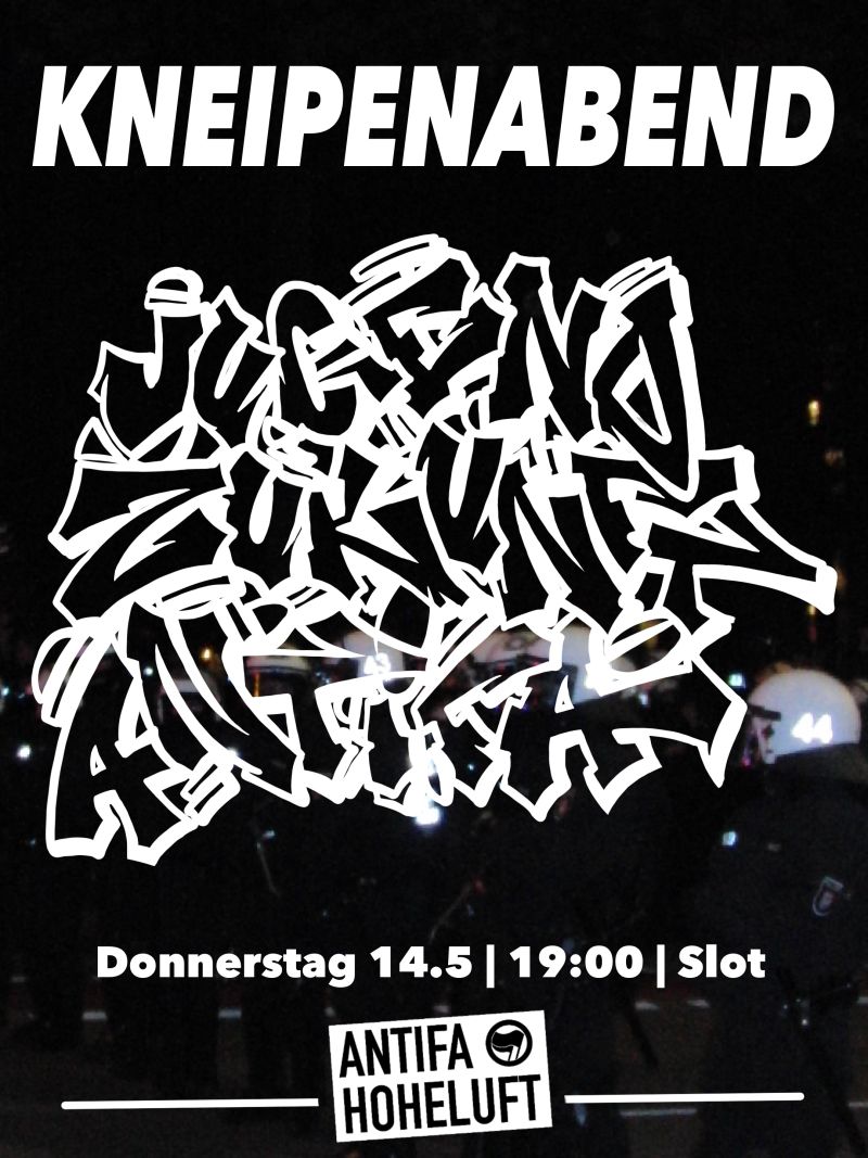 Kneipenabend // Jugend!Zukunft!Antifa! - 14.05.2026