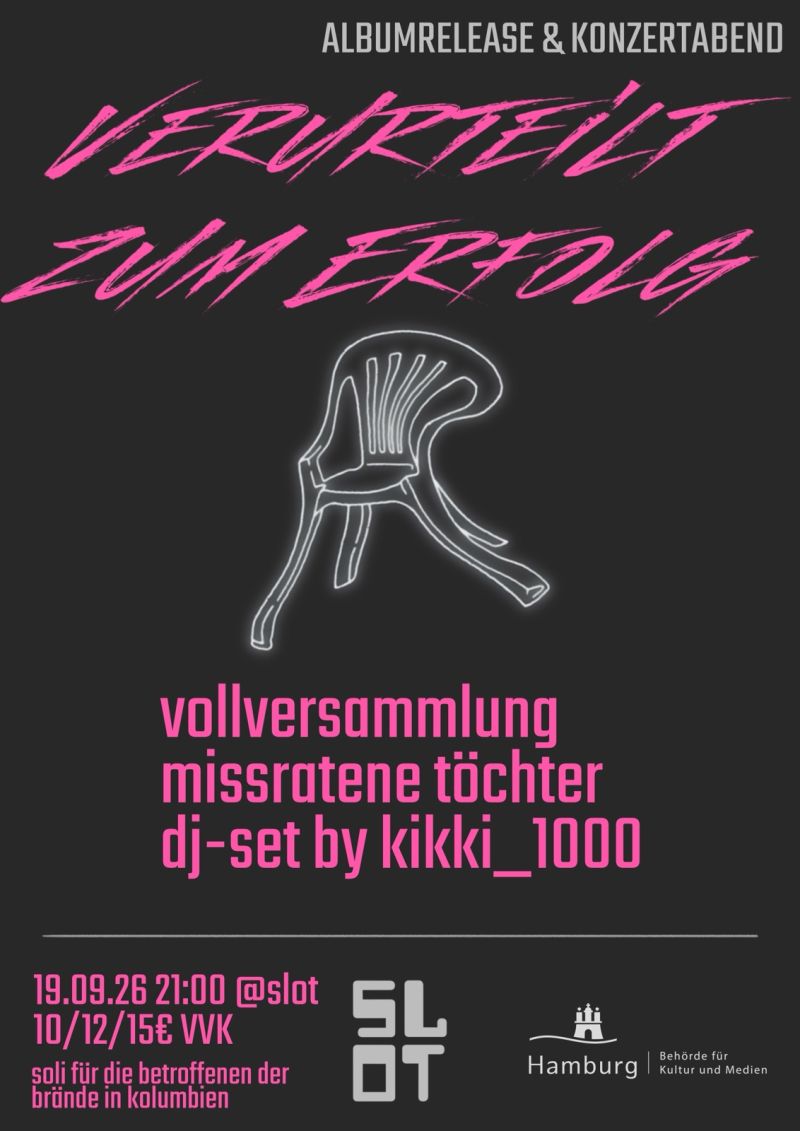 missratene töchter + vollversammlung // Record Release Konzert - 19.09.2026