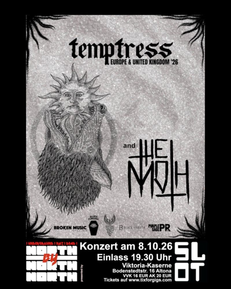 temptress (Dallas) & The Moth (HH) - 08.10.2026