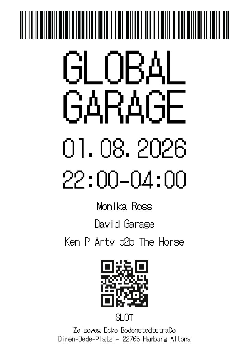 GLOBAL GARAGE - 01.08.2026